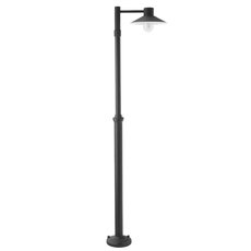 Светильник для уличного освещения с арматурой чёрного цвета, металлическими плафонами Norlys 274B
