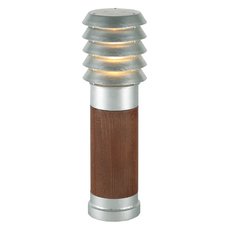 Светильник для уличного освещения с арматурой коричневого цвета, плафонами никеля цвета Norlys 1450GA