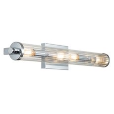 Светильник для ванной комнаты с стеклянными плафонами прозрачного цвета Kichler QN-AZORES4-PC