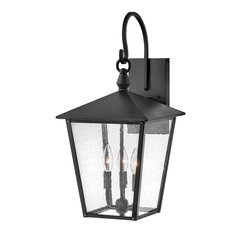 Светильник для уличного освещения с арматурой чёрного цвета Hinkley HK-HUNTERSFIELD2-L-BK
