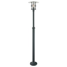 Светильник для уличного освещения с арматурой чёрного цвета, плафонами чёрного цвета Norlys 281B
