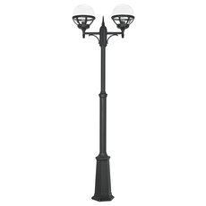 Светильник для уличного освещения с арматурой чёрного цвета, пластиковыми плафонами Norlys 362B