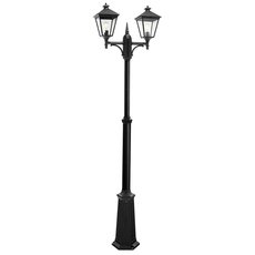 Светильник для уличного освещения с арматурой чёрного цвета, пластиковыми плафонами Norlys 482B