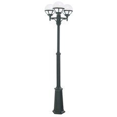 Светильник для уличного освещения с арматурой чёрного цвета, пластиковыми плафонами Norlys 365B