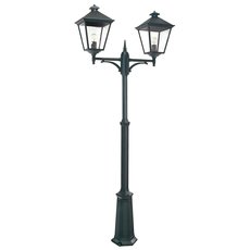 Светильник для уличного освещения с арматурой чёрного цвета, пластиковыми плафонами Norlys 492B