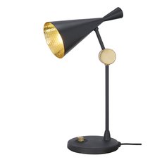 Настольная лампа с арматурой чёрного цвета, плафонами чёрного цвета BLS 17231