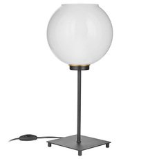 Настольная лампа с арматурой чёрного цвета, стеклянными плафонами 33 Идеи TLL201.05.003.BL-S13WH
