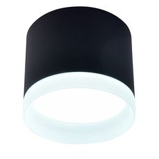 Точечный светильник с арматурой чёрного цвета, плафонами белого цвета Favourite 4214-1C