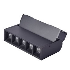 Шинная система с металлическими плафонами чёрного цвета Favourite 4141-1U