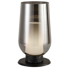 Настольная лампа с арматурой чёрного цвета, стеклянными плафонами Mantra 8289