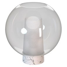 Настольная лампа с стеклянными плафонами прозрачного цвета Mantra 8404