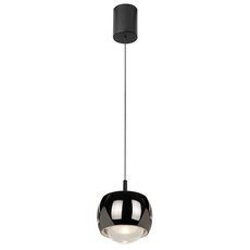 Светильник с арматурой чёрного цвета, металлическими плафонами Mantra 8407