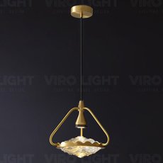 Светильник с хрустальными плафонами прозрачного цвета VIROLIGHT VL13764