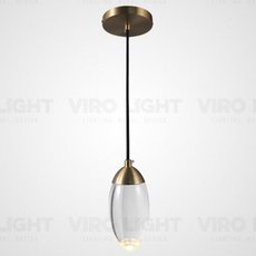 Светильник с стеклянными плафонами прозрачного цвета VIROLIGHT VL14299