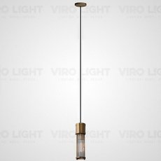 Светильник с арматурой бронзы цвета, стеклянными плафонами VIROLIGHT VL14548