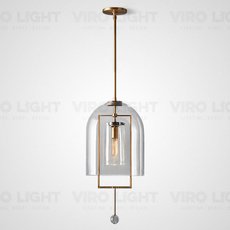 Светильник с стеклянными плафонами прозрачного цвета VIROLIGHT VL14733
