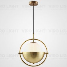 Светильник с металлическими плафонами латуни цвета VIROLIGHT VL14766