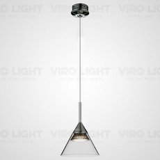 Светильник с арматурой хрома цвета, стеклянными плафонами VIROLIGHT VL14779