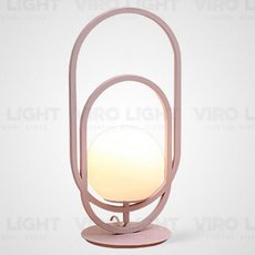 Настольная лампа с стеклянными плафонами белого цвета VIROLIGHT VL27240