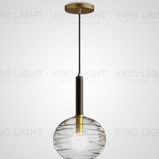 Светильник с стеклянными плафонами прозрачного цвета VIROLIGHT VL15006