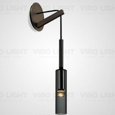 Бра с арматурой чёрного цвета, стеклянными плафонами VIROLIGHT VL24967