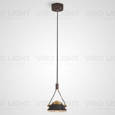Светильник с металлическими плафонами чёрного цвета VIROLIGHT VL30170