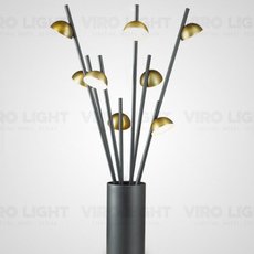 Настольная лампа с арматурой чёрного цвета VIROLIGHT VL27140