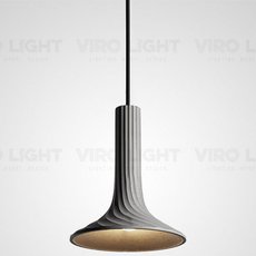 Светильник с арматурой чёрного цвета, плафонами серого цвета VIROLIGHT VL15995