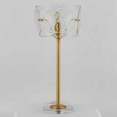 Настольная лампа с арматурой латуни цвета, стеклянными плафонами VIROLIGHT VL27332