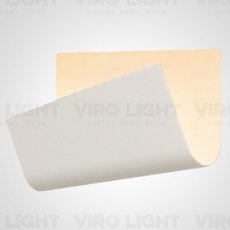 Бра с металлическими плафонами белого цвета VIROLIGHT VL27551
