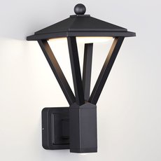Светильник для уличного освещения с арматурой чёрного цвета, плафонами чёрного цвета Odeon Light 6655/15WL