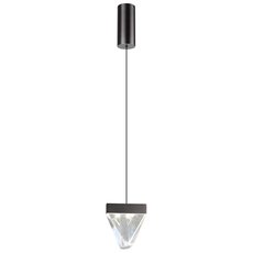 Светильник с арматурой чёрного цвета, плафонами прозрачного цвета Odeon Light 6677/5L