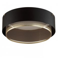 Светильник с арматурой чёрного цвета, металлическими плафонами Sonex 7692/48L