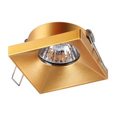 Точечный светильник с арматурой золотого цвета, металлическими плафонами Novotech 370744