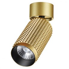 Точечный светильник с арматурой золотого цвета, металлическими плафонами Novotech 358509