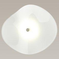 Бра с арматурой никеля цвета, плафонами белого цвета Odeon Light 4856/5WL
