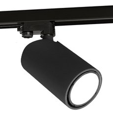 Шинная система с арматурой чёрного цвета, металлическими плафонами Mantra 6718