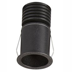 Точечный светильник с металлическими плафонами чёрного цвета Mantra 6860