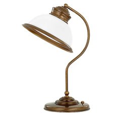 Настольная лампа с плафонами белого цвета Kutek LID-LG-1(P)