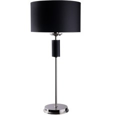 Настольная лампа с текстильными плафонами чёрного цвета Kutek MOD-LG-1 (CC)