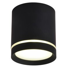 Точечный светильник с арматурой чёрного цвета, металлическими плафонами Omnilux OML-102419-05