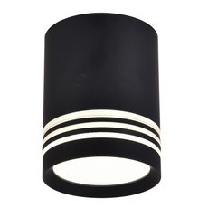 Точечный светильник с арматурой чёрного цвета, плафонами чёрного цвета Omnilux OML-100119-12