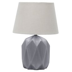 Настольная лампа с арматурой серого цвета Omnilux OML-82714-01