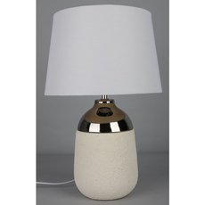 Настольная лампа с арматурой белого цвета, плафонами белого цвета Omnilux OML-82404-01