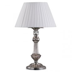 Настольная лампа с текстильными плафонами белого цвета Omnilux OML-75414-01