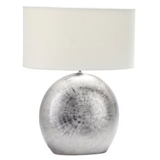 Настольная лампа с текстильными плафонами белого цвета Omnilux OML-82314-01