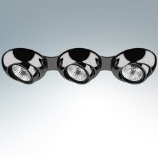Точечный светильник с металлическими плафонами хрома цвета Lightstar 011837