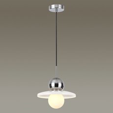 Светильник с плафонами белого цвета Odeon Light 5014/1A