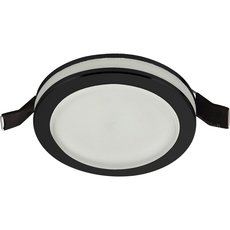 Точечный светильник с арматурой чёрного цвета, плафонами белого цвета Aployt APL.0013.19.05