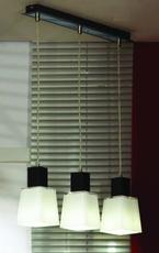 Светильник с арматурой чёрного цвета, плафонами белого цвета Lussole LSC-2506-03